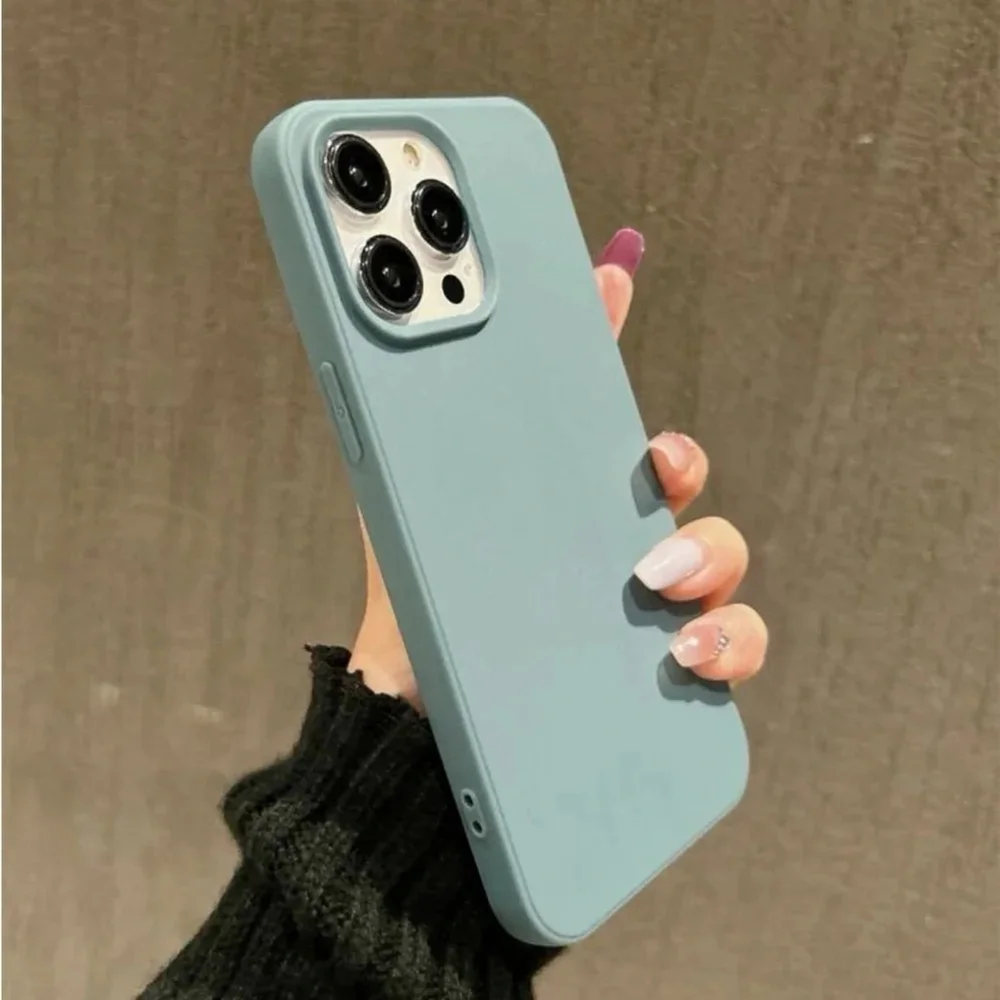 ⚠️Clearance iPhone 13/Pro/Pro Max Solid Dusty Blue Phone Case SAU - Picture 2 of 4